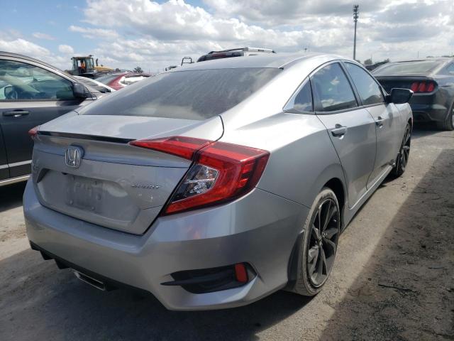2HGFC2F82MH546313 - 2021 HONDA CIVIC SPOR SILVER photo 4