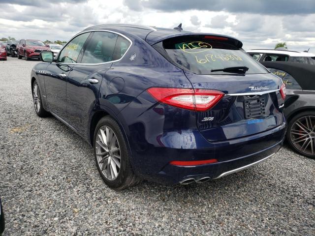 ZN661YUL5LX352494 - 2020 MASERATI LEVANTE S BLUE photo 3