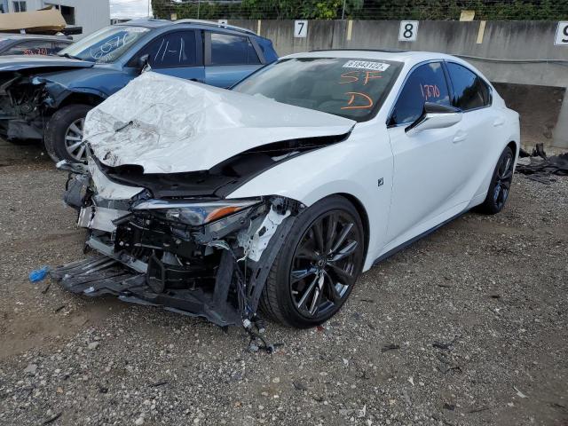 JTHGZ1B29N5055466 - 2022 LEXUS IS 350 F-S WHITE photo 2