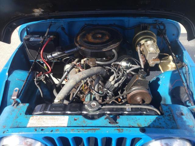 J7A93EH007752 - 1977 JEEP WRANGLER BLUE photo 7