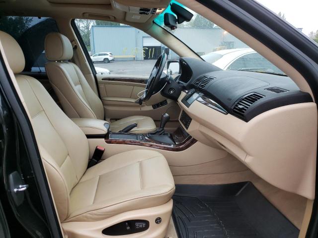 5UXFB53564LV04290 - 2004 BMW X5 BLACK photo 5