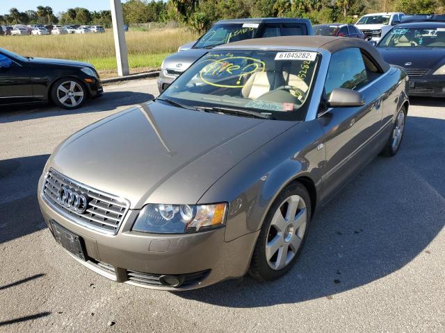 WAUAT48H33K009102 - 2003 AUDI A4 3.0 CAB TAN photo 2