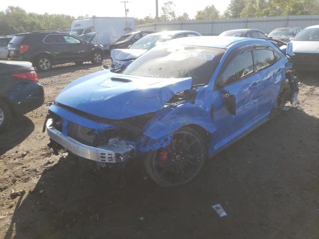 SHHFK8G76MU205172 - 2021 HONDA CIVIC TYPE BLUE photo 2