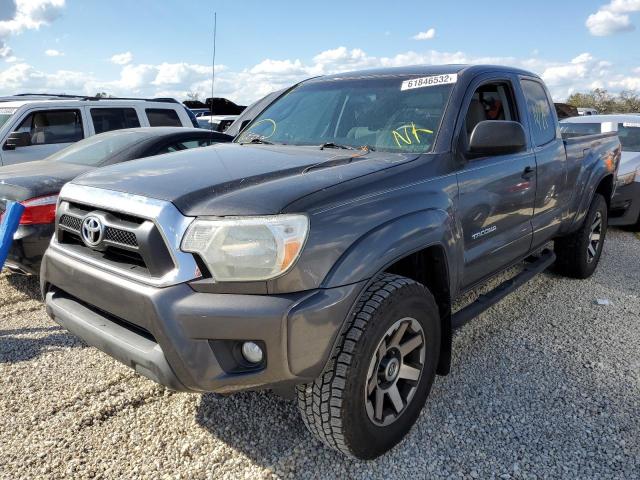 5TFTU4GN1EX052875 - 2014 TOYOTA TACOMA PRE GRAY photo 2