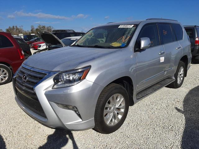 JTJBM7FXXJ5185542 - 2018 LEXUS GX 460 SILVER photo 2