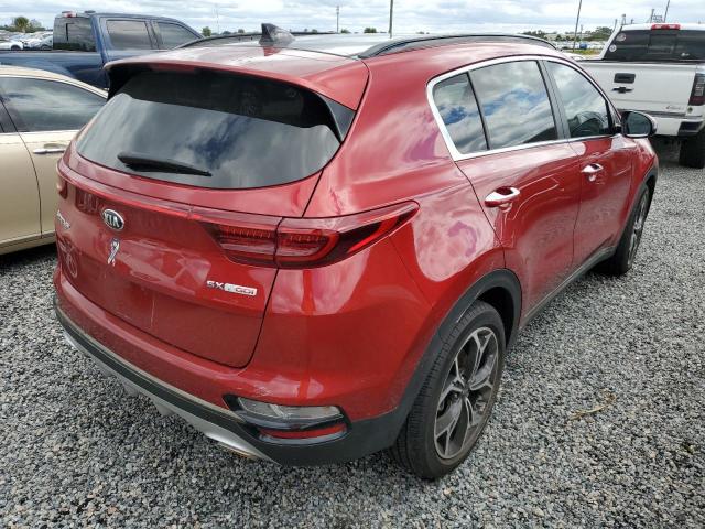 KNDPR3A61M7882284 - 2021 KIA SPORTAGE S RED photo 4