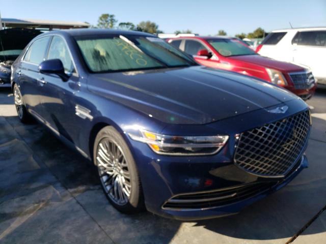 KMTF34PA1MU090704 - 2021 GENESIS G90 PREMIU BLUE photo 1