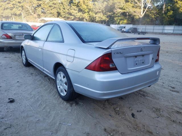 1HGEM22952L016747 - 2002 HONDA CIVIC EX SILVER photo 3