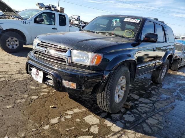 JT3GN87RX20244636 - 2002 TOYOTA 4RUNNER LI BLACK photo 2