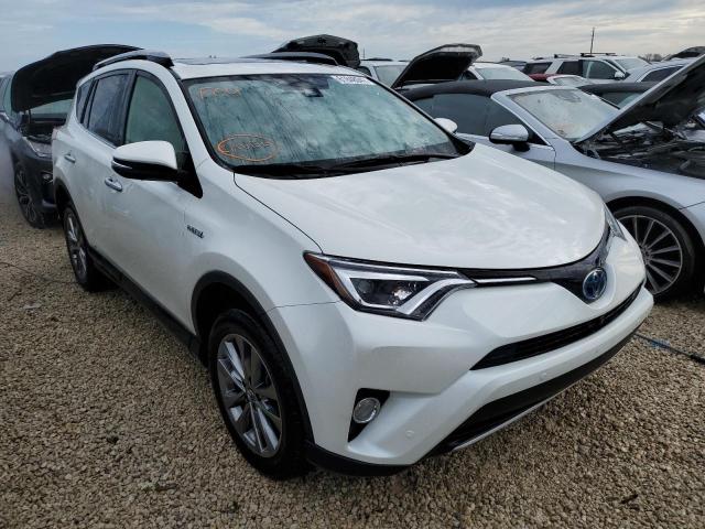 JTMDJREV7HD080196 - 2017 TOYOTA RAV4 HYBRI WHITE photo 1