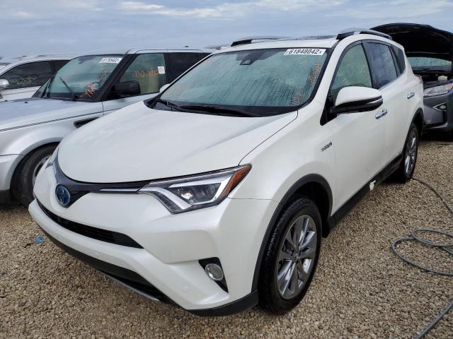 JTMDJREV7HD080196 - 2017 TOYOTA RAV4 HYBRI WHITE photo 2