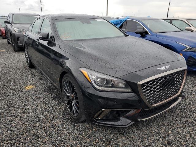 KMHGN4JE8KU300278 - 2019 GENESIS G80 BASE BLACK photo 1