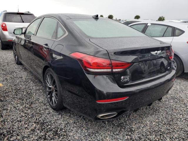 KMHGN4JE8KU300278 - 2019 GENESIS G80 BASE BLACK photo 3