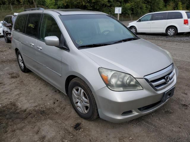 5FNRL38775B050761 - 2005 HONDA ODYSSEY EX SILVER photo 1