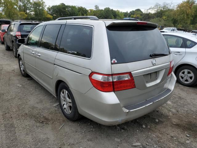 5FNRL38775B050761 - 2005 HONDA ODYSSEY EX SILVER photo 3