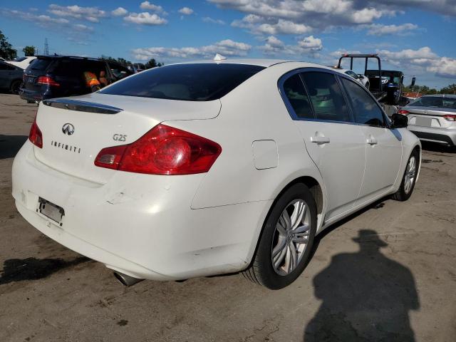 JN1DV6AP1CM810674 - 2012 INFINITI G25 BASE WHITE photo 4