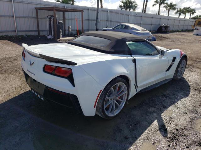 1G1Y13D79K5121701 - 2019 CHEVROLET CORVETTE G WHITE photo 4