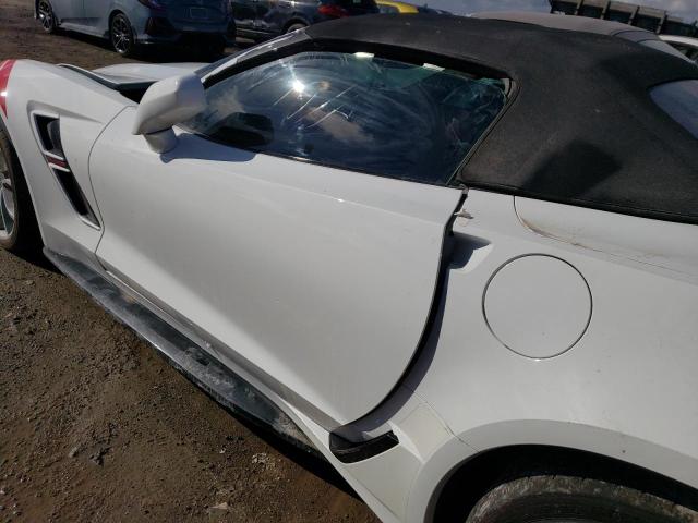 1G1Y13D79K5121701 - 2019 CHEVROLET CORVETTE G WHITE photo 9