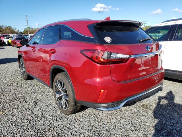 JTJHZKEA2M2021672 - 2021 LEXUS RX 350 L RED photo 3