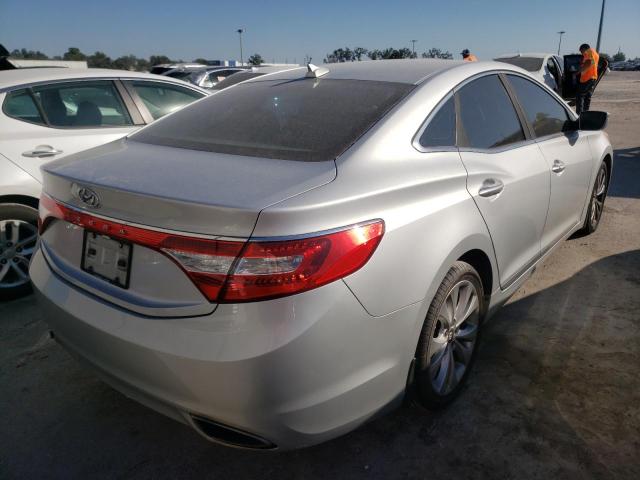 KMHFG4JG0EA339508 - 2014 HYUNDAI AZERA SILVER photo 4