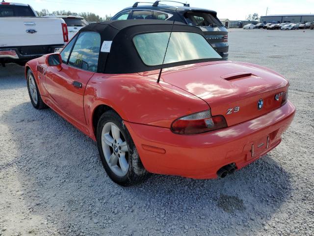 WBACN33451LK47929 - 2001 BMW Z3 2.5 RED photo 3