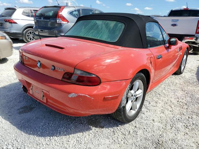 WBACN33451LK47929 - 2001 BMW Z3 2.5 RED photo 4