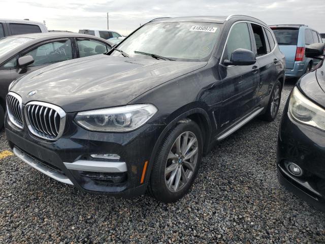 5UXTR9C59JLD66040 - 2018 BMW X3 XDRIVE3 BLACK photo 2