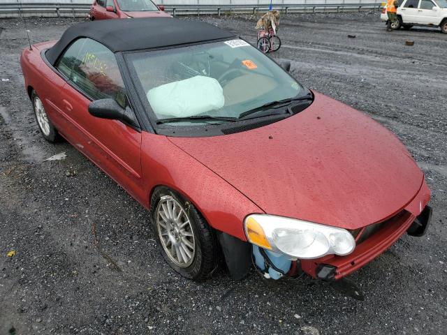 1C3EL55RX4N150485 - 2004 CHRYSLER SEBRING LX RED photo 1