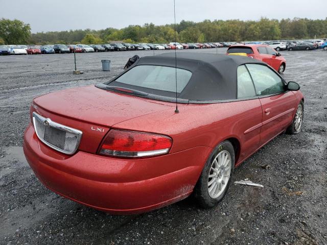 1C3EL55RX4N150485 - 2004 CHRYSLER SEBRING LX RED photo 4