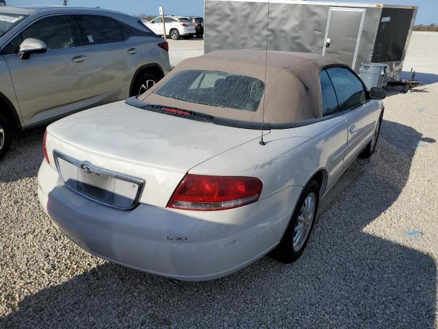 1C3EL55UX1N561157 - 2001 CHRYSLER SEBRING LX WHITE photo 4