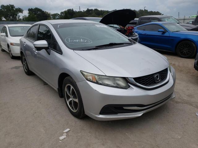 19XFB2F74FE029084 - 2015 HONDA CIVIC SE SILVER photo 1