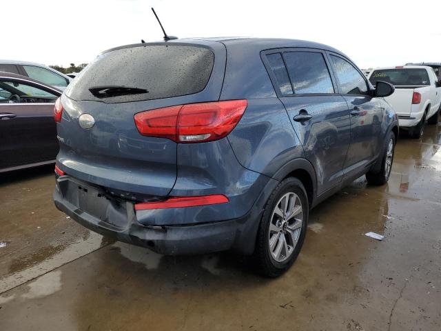 KNDPB3AC7E7631605 - 2014 KIA SPORTAGE B BLUE photo 4