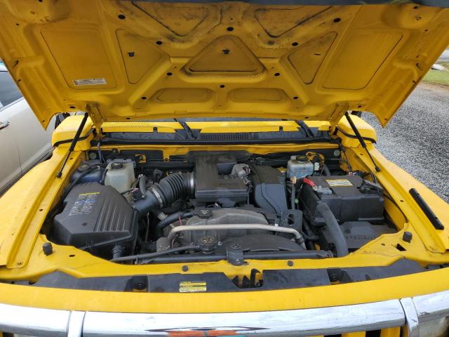 5GTDN13E478202277 - 2007 HUMMER H3 YELLOW photo 7