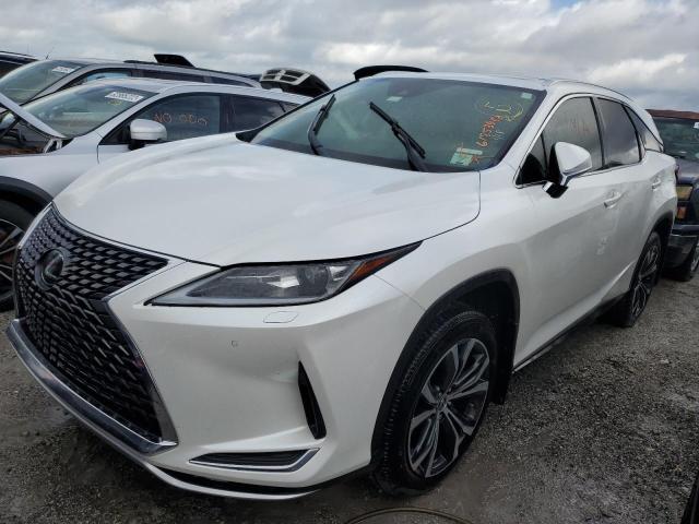 JTJHZKFAXL2027135 - 2020 LEXUS RX 350 L WHITE photo 2