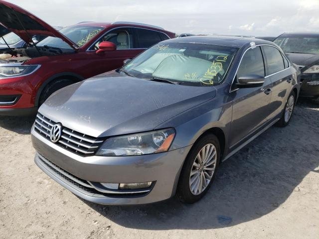 1VWCS7A30FC025915 - 2015 VOLKSWAGEN PASSAT SEL GRAY photo 2