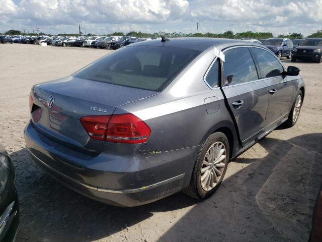 1VWCS7A30FC025915 - 2015 VOLKSWAGEN PASSAT SEL GRAY photo 4