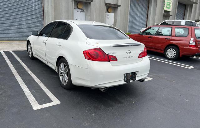 JN1DV6AP1BM600994 - 2011 INFINITI G25 BASE WHITE photo 3