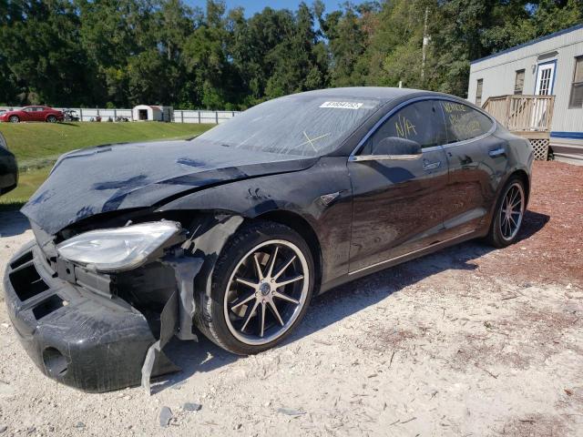 5YJSA1H17EFP30604 - 2014 TESLA MODEL S შავი ფოტო 2