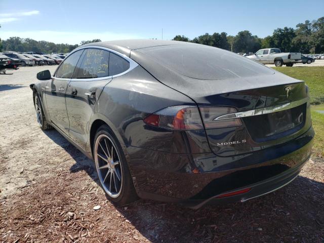 5YJSA1H17EFP30604 - 2014 TESLA MODEL S შავი ფოტო 3