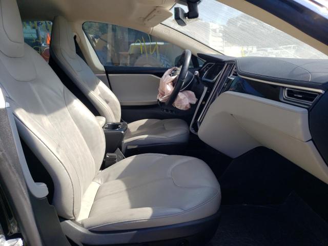 5YJSA1H17EFP30604 - 2014 TESLA MODEL S შავი ფოტო 5