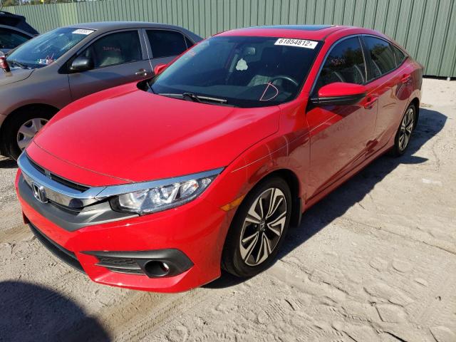 2HGFC1F73HH640630 - 2017 HONDA CIVIC EXL Qırmızı foto 2
