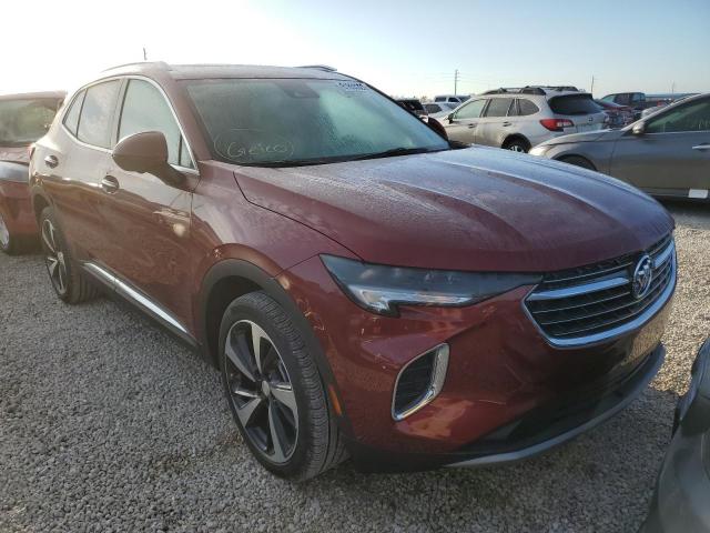 LRBFZNR40MD177518 - 2021 BUICK ENVISION E MAROON photo 1