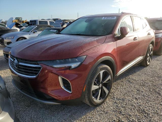 LRBFZNR40MD177518 - 2021 BUICK ENVISION E MAROON photo 2
