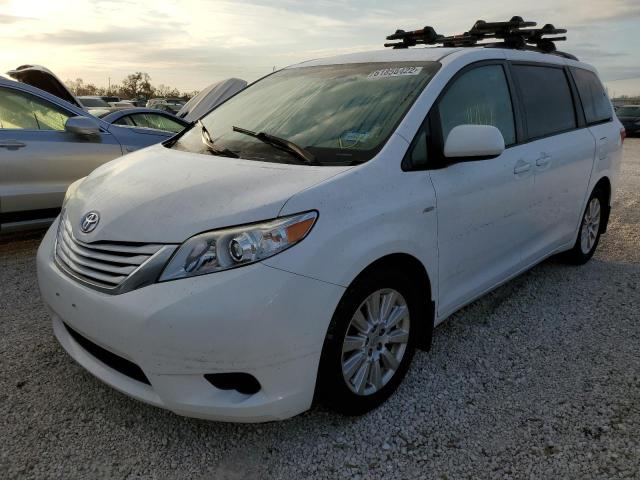 5TDJK3DCXGS133716 - 2016 TOYOTA SIENNA LE WHITE photo 2