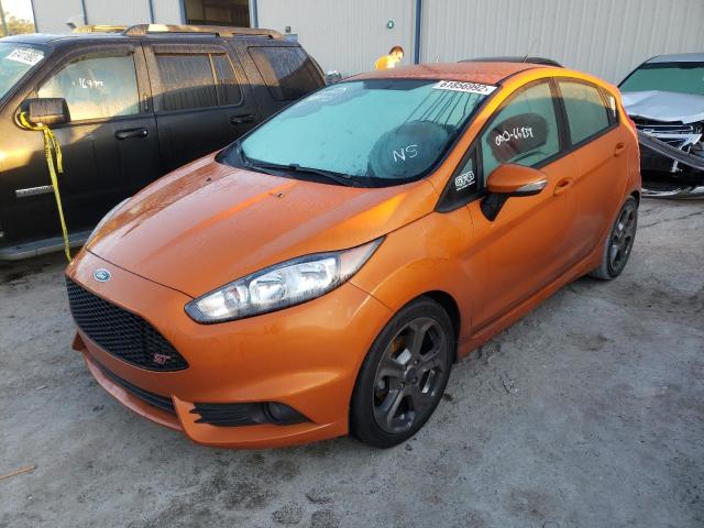 3FADP4GX1KM125716 - 2019 FORD FIESTA ST ORANGE photo 2