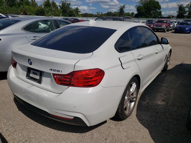 WBA4A9C53GG508438 - 2016 BMW 428 I GRAN WHITE photo 4