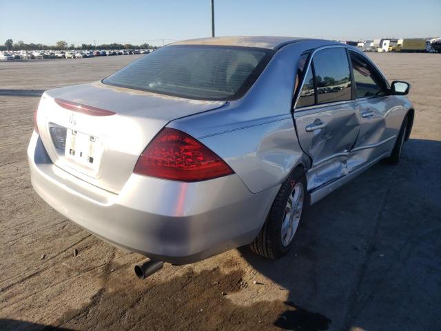 1HGCM55306A068305 - 2006 HONDA ACCORD SE SILVER photo 4