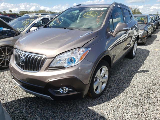 KL4CJFSBXFB148191 - 2015 BUICK ENCORE CON BROWN photo 2