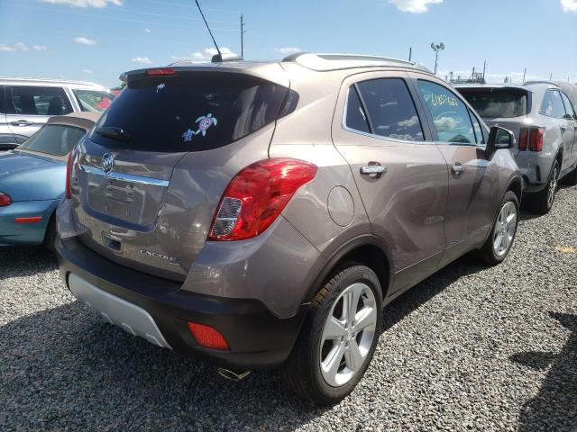 KL4CJFSBXFB148191 - 2015 BUICK ENCORE CON BROWN photo 4