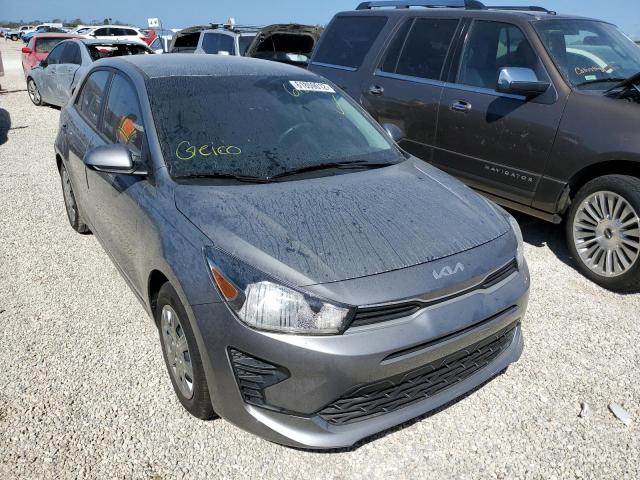 3KPA25AD0NE488362 - 2022 KIA RIO S GRAY photo 1